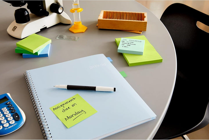 Post-it Haftnotizen, 7,6 x 7,6 cm, 15 Blöcke/Packung, 45 Blatt/Block, 2 x Klebekraft, verschiedene h