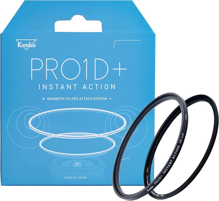 Kenko PRO1D+ INSTANT Action UVL41&Adapter Ring Set 52mm Magnetic Protection Camera Lens Filter UV Se