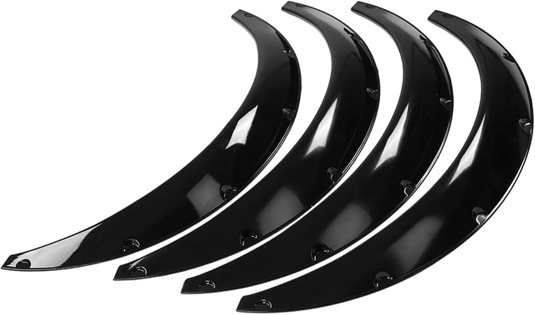 Kotfl¨¹gelverbreiterungen 4 St¨¹ck 90mm Universal Auto SUV Vorne und Hinten Kotfl¨¹gel Flexible Fend