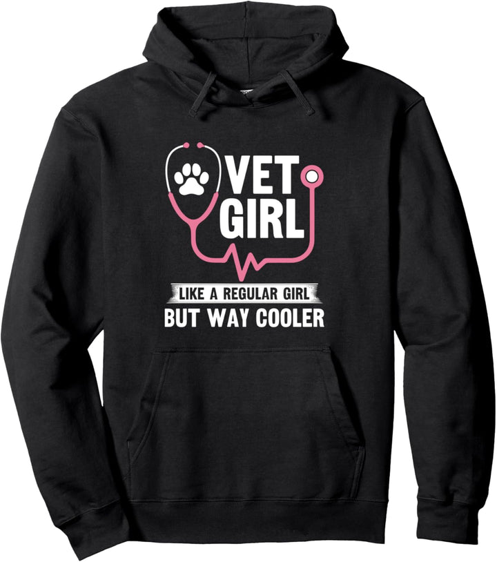 Vet Tech Technician Tierarzthelferin für Mädchen Way Cooler Pullover Hoodie