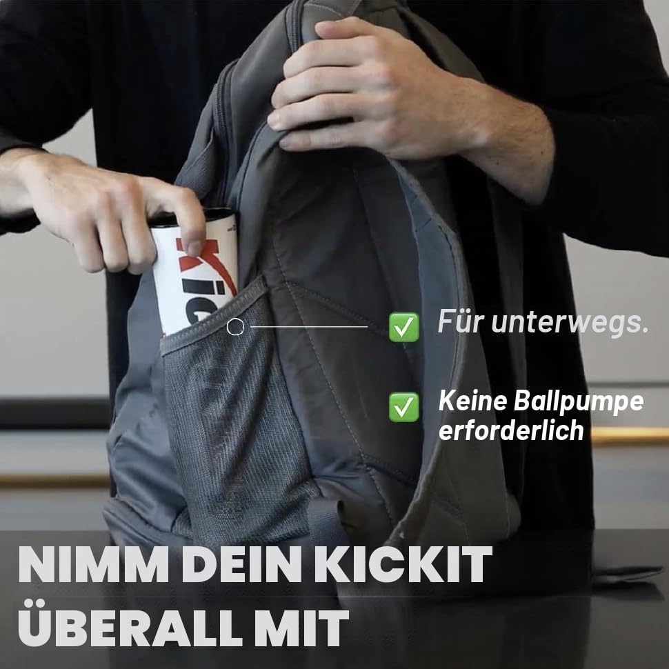 Kickit Der originale Birdie-Fussballtrainer, zum Spielen im Freien, drinnen oder im Hinterhof, am St