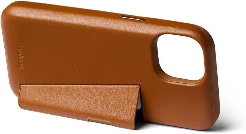 Bellroy Phone Case – 3 Card für iPhone 15 Plus (Leder-iPhone-Hülle, Handy-Geldbörse) - Terracotta, T