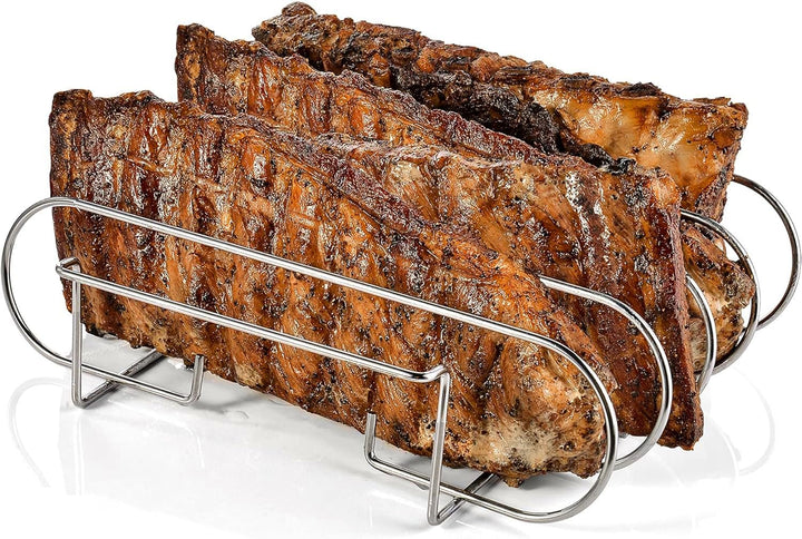 Spareribs Halter Grill, Rippchenhalter Spareribs, Rippchenhalter Grillen, Halter BBQ Grill, Rib Hold