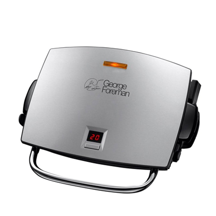 George Foreman 14525-56 Fitnessgrill Grill&amp;Melt, Kontaktgrill, Panini- und Sandwichgrill, 26,5 x 16