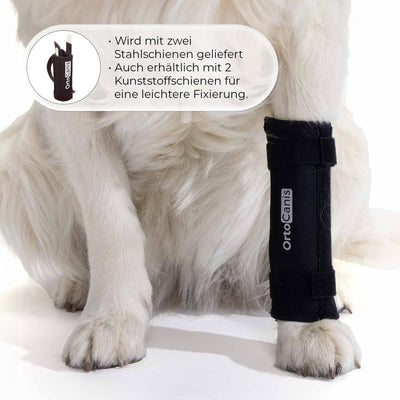 Ortocanis - Karpalbandage für Hunde mit Arthrose, Bandverletzungen, instabilem Karpalgelenk, Grösse
