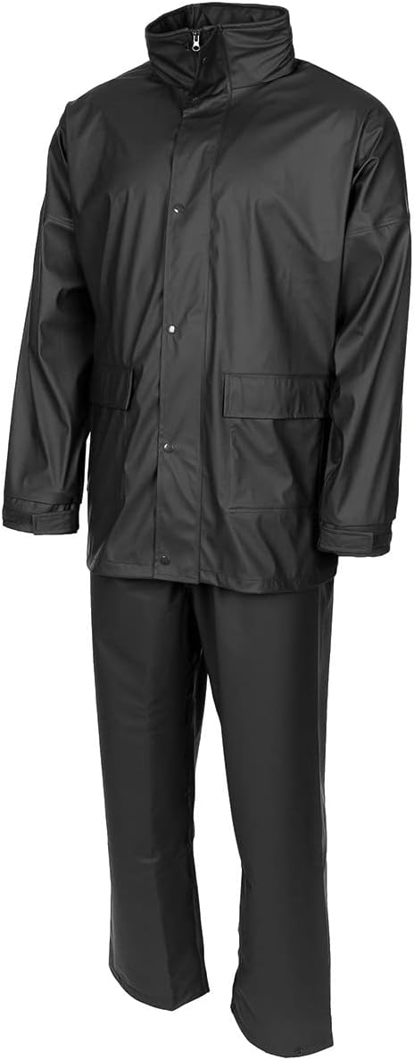 MFH Regenanzug Premium 2-teilig (Schwarz, XL)