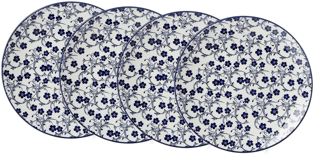 Ritzenhoff &amp; Breker Kuchen- und Frühstücksteller-Set Royal Sakura, 4-teilig, 21,5 cm Durchmesser, Po