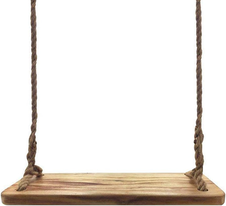 Aoneky Holz Schaukelsitz - Brettschaukel, Baumschaukel Kinderschaukel Schaukelstuhl aus Holz, für Er