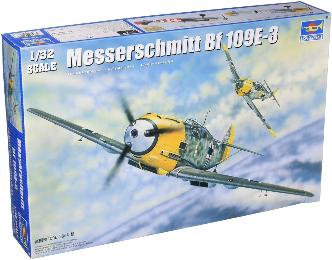 Trumpeter 02288 Modellbausatz Messerschmitt Bf 109E-3