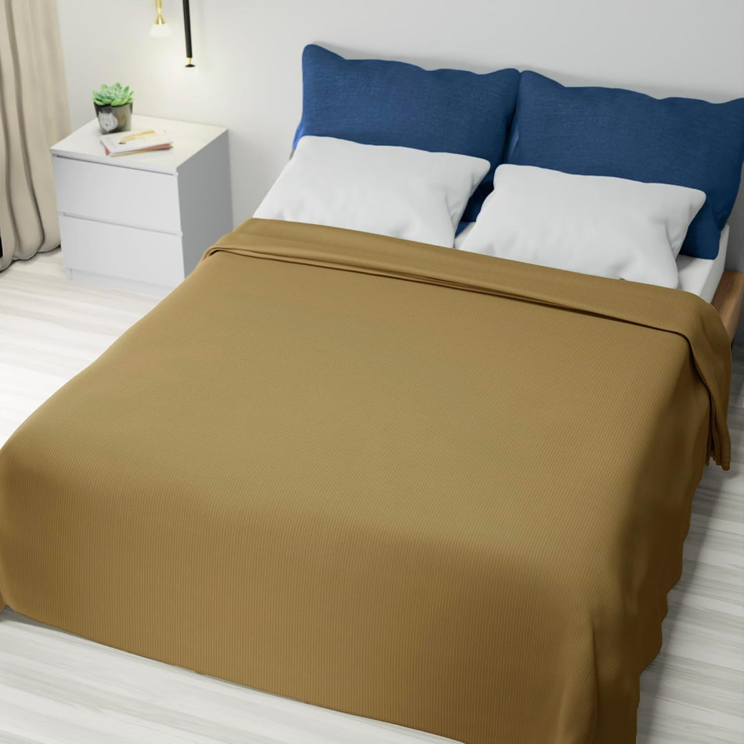 Byour3 - Tagesdecke Doppelbett Gemischte Baumwolle Einzelbett Queen Size Rechteckige Hypoallergene D