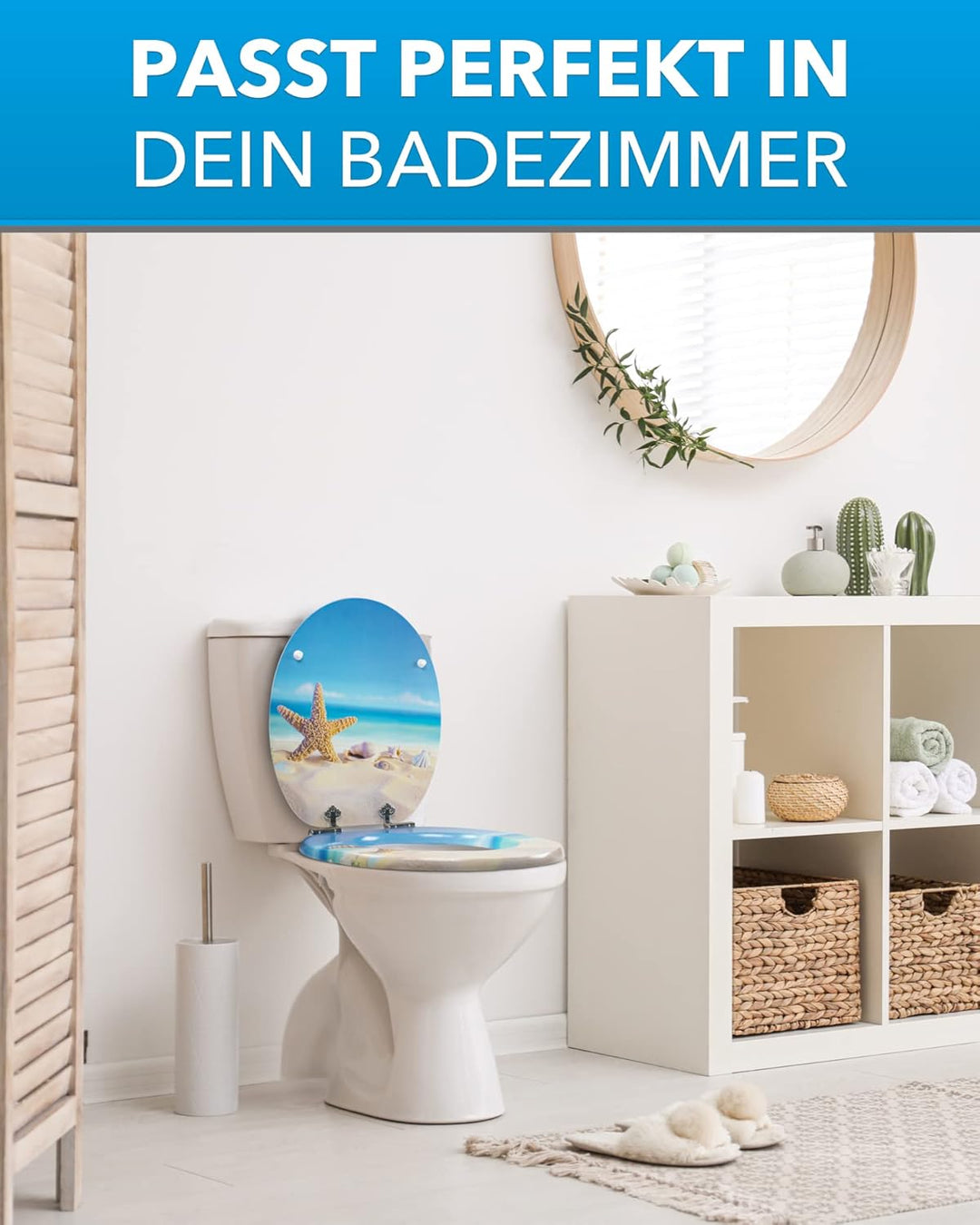 Xonic Design WC-Sitz - Premium Klo-Deckel - Toilettensitz mit Absenkautomatik - hochwertige Klobrill