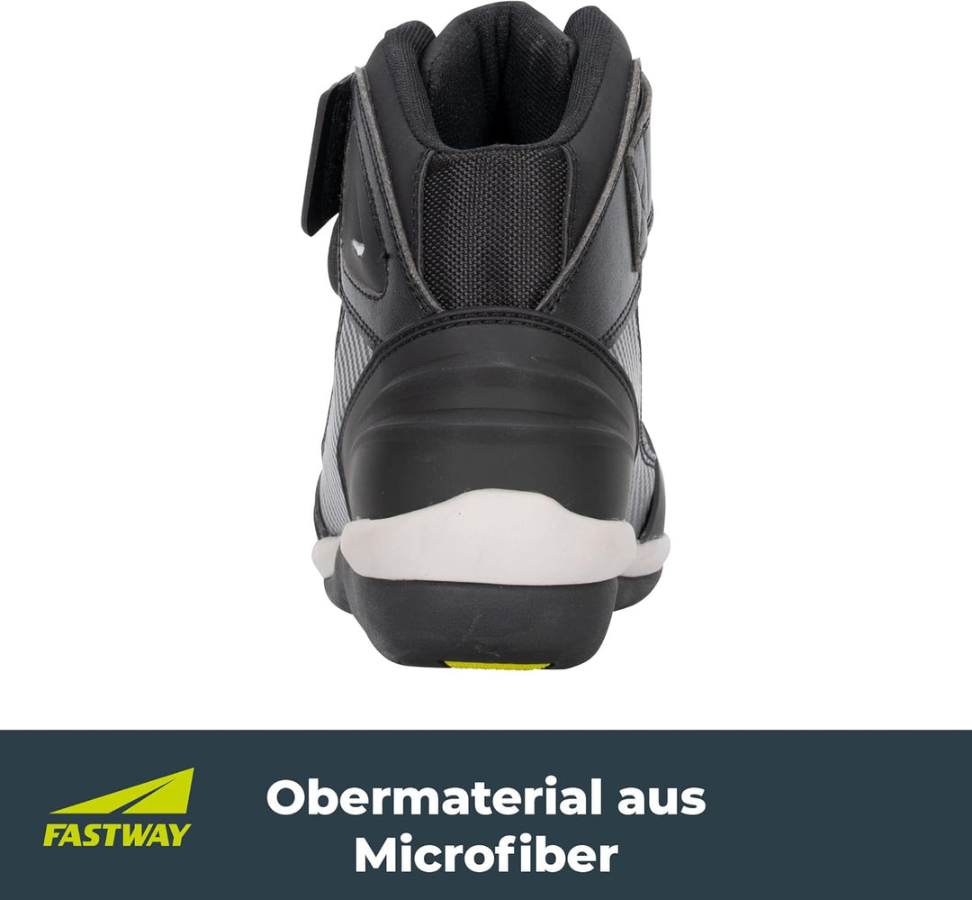 FAST WAY City 1 Motorrad Schuhe Herren & Damen, CE Zertifizierte Motorradschuhe, Motorradstiefel mit