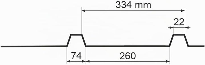 10m Länge 45/334 Profilfüller Dichtprofil Sickenfüller Füllerleiste 45/334 (031)