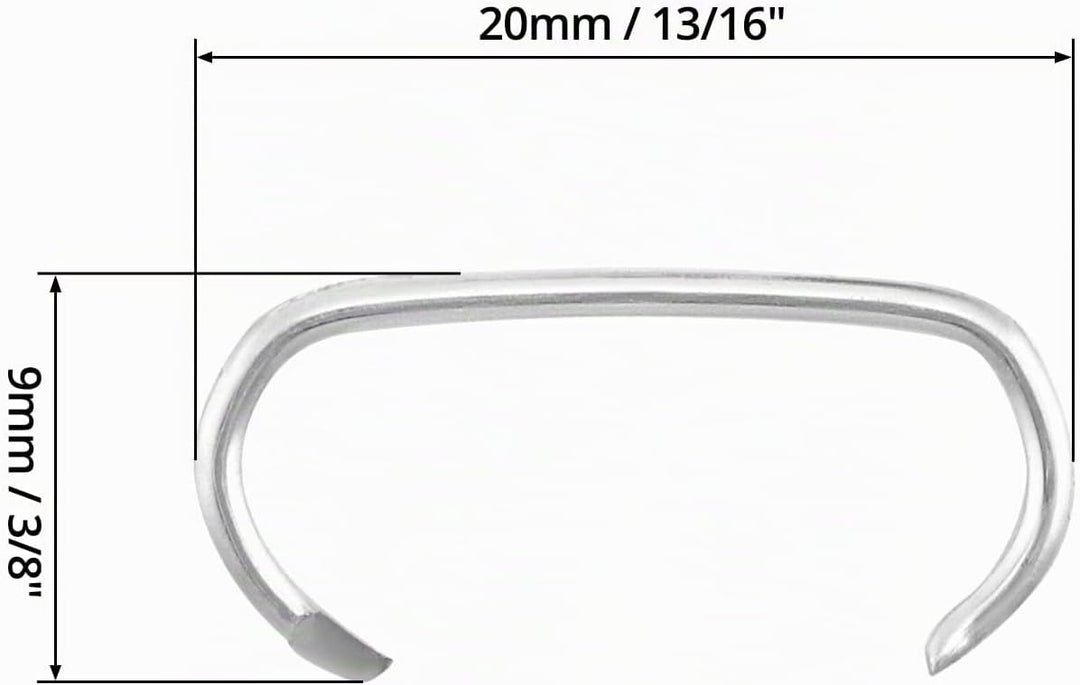 QWORK® 2500 Stück Hog Ringe für Tierzaunmatratzen, Auto kissen, Pet Käfige, 2500 Stück Hog Ringe