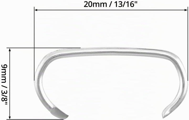 QWORK® 2500 Stück Hog Ringe für Tierzaunmatratzen, Auto kissen, Pet Käfige, 2500 Stück Hog Ringe