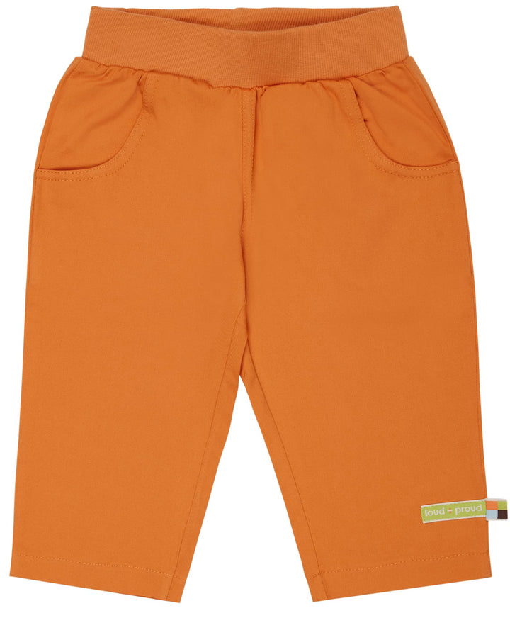 loud + proud Unisex Kinder Twill, GOTS Zertifiziert Hose 74-80 Carrot, 74-80 Carrot
