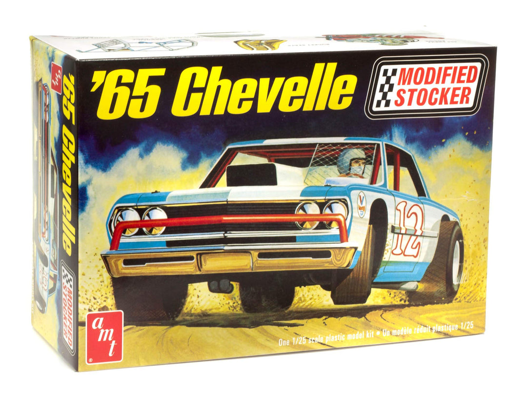 AMT AMT1177/12 1/25 1966er Chevelle Modified Stocker Plastikmodellbausatz