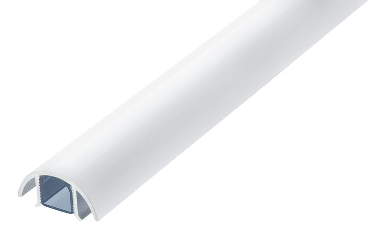 Mini Design Aluminium Kabelkanal für z.B. Lautsprecher - 30mm breit von ALUNOV (Länge: 100cm, Weiss
