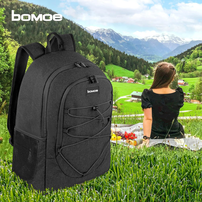 bomoe Kühlrucksack 35L - Outdoor Rucksack mit 16h Kühlfunktion - Strandrucksack mit vielen Taschen z