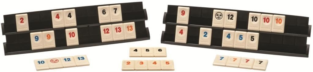 Jumbo Spiele Original Rummikub Pouch - der Spieleklassiker mit praktischer Tasche für Reisen und zum
