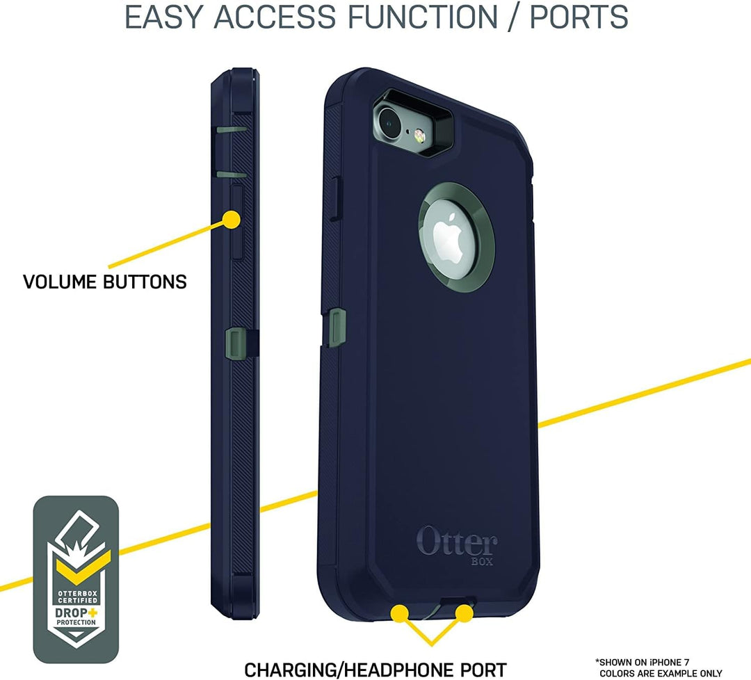 OtterBox Defender Hülle für iPhone 7/8/SE 2. gen/SE 3. gen, stossfest, sturzsicher, ultra-robust, sc