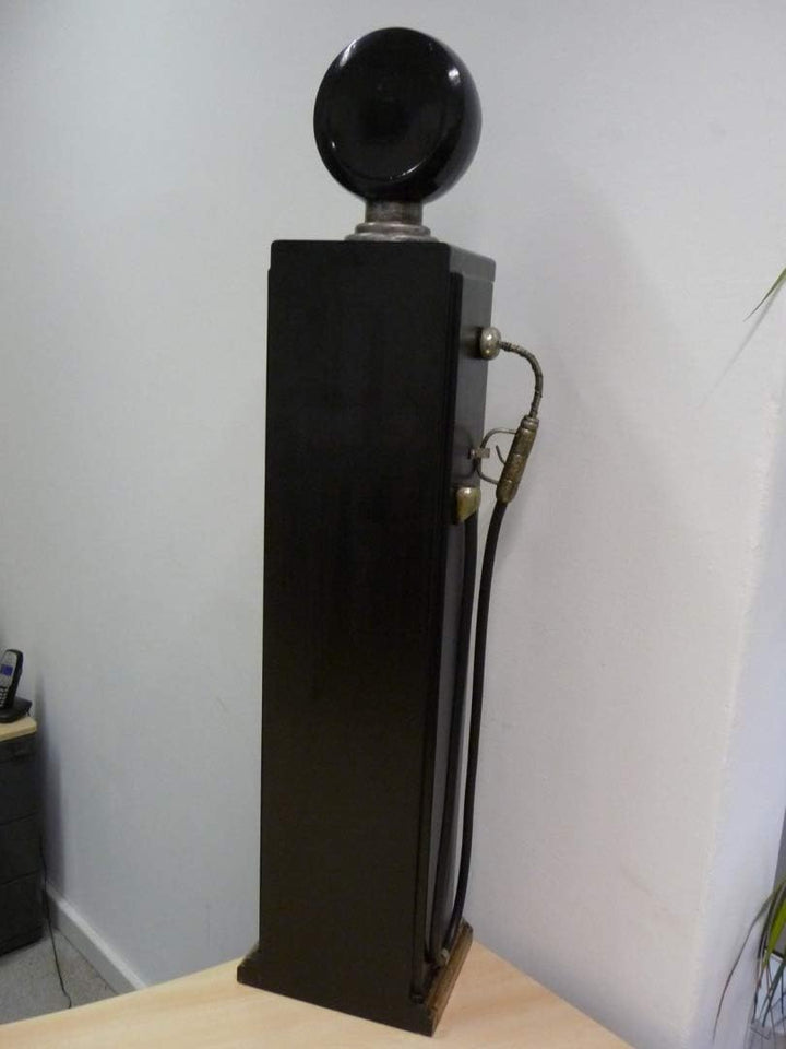 Design-Schrank Zapfsäule, Retro, schwarz, 105cm