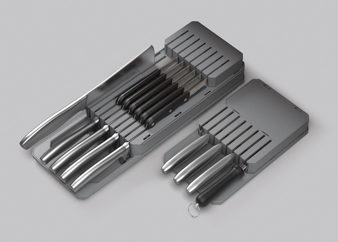Metaltex 363225000 Organizador Ajustable Cuchillos Cajon Blade-Fit Messer, Messer
