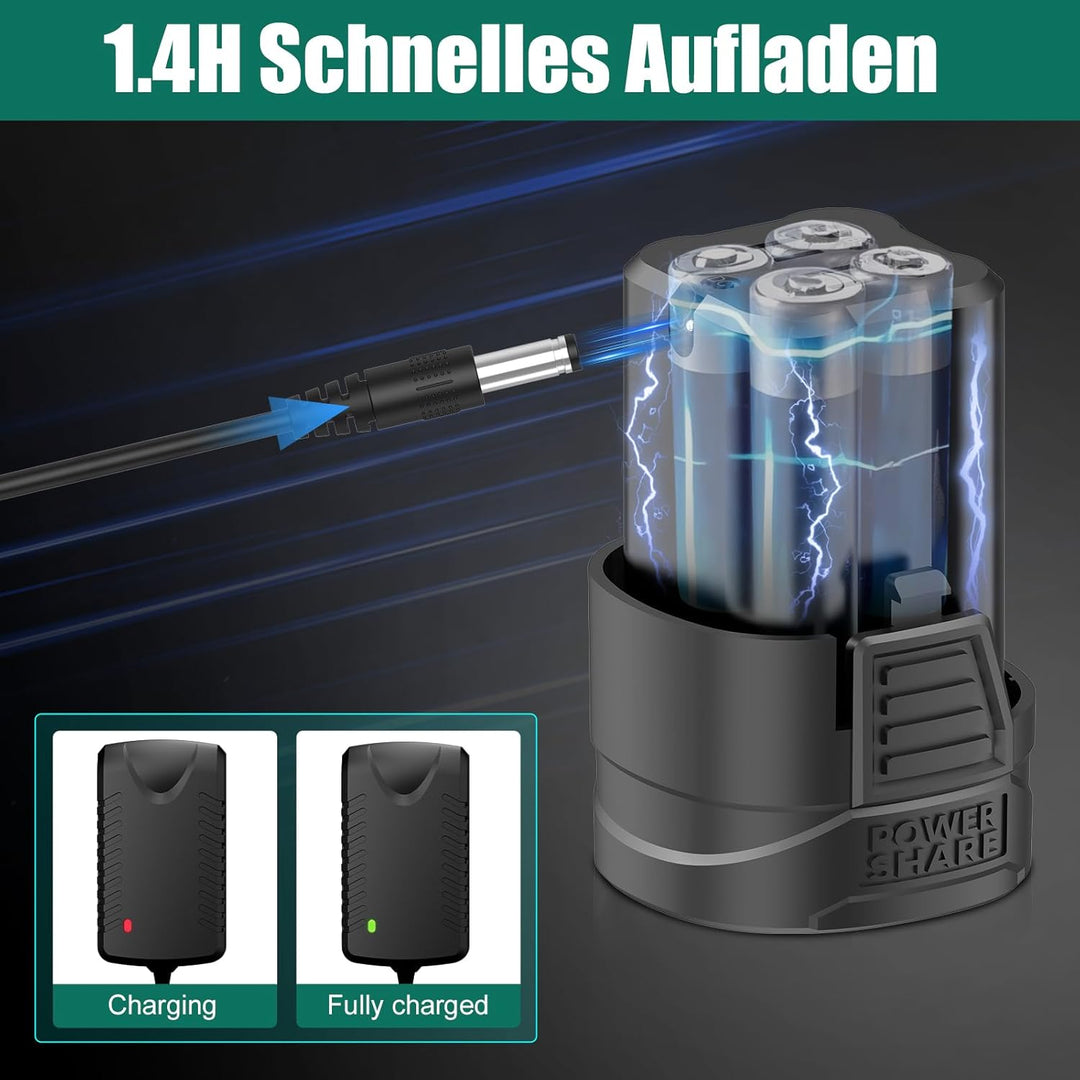 HYCHIKA 16.8V 1500mAh Werkzeugakkus, Kompatibel mit HYCHIKA 16,8 V Bohrmaschine(Modellnummer: NBT-CD