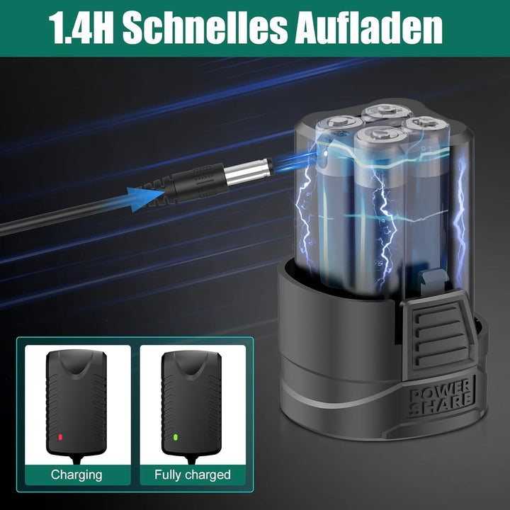 HYCHIKA 16.8V 1500mAh Werkzeugakkus, Kompatibel mit HYCHIKA 16,8 V Bohrmaschine(Modellnummer: NBT-CD