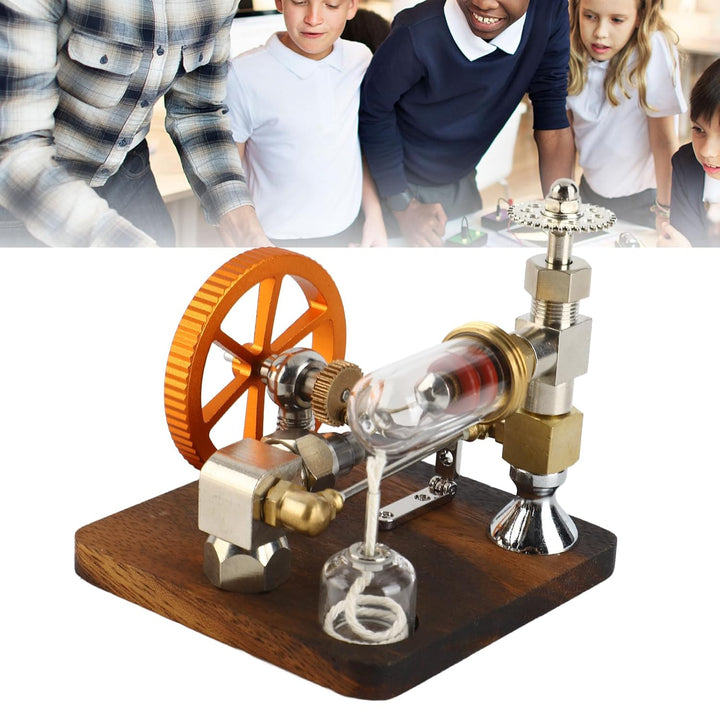 Stirling-Generator, Stirling-Motor mit einstellbarer Geschwindigkeit, einfach zu bedienen für mechan