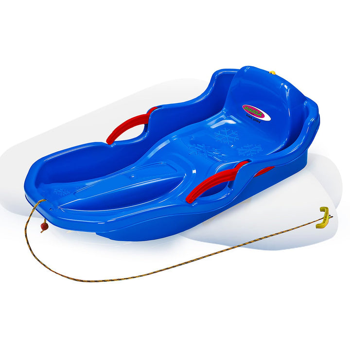 JAMARA 460539 - Snow Play Bob Comfort 80 cm mit Bremse - Lenken durch Bremshebel, aerodynamische Bau