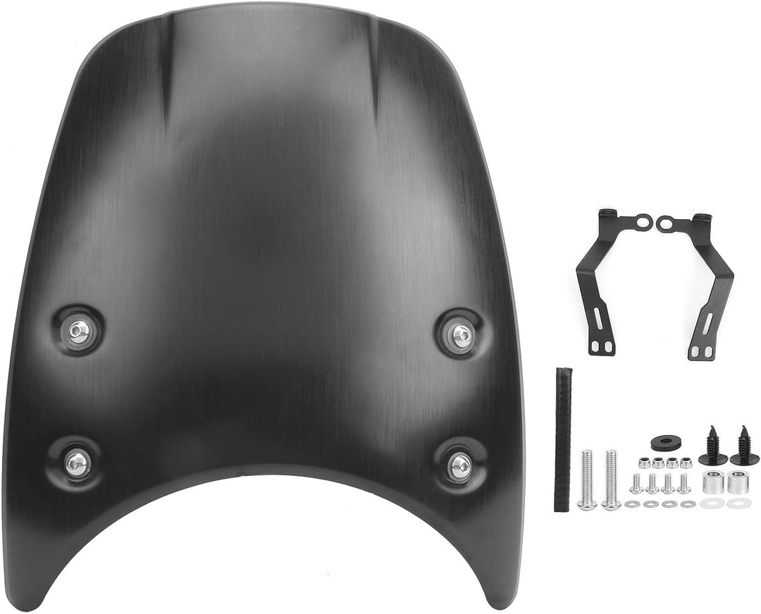 Yctze Schwarz Aluminium Windschutzscheibe Windschutzscheibe Windschutzscheibe Passend für R nineT Pu