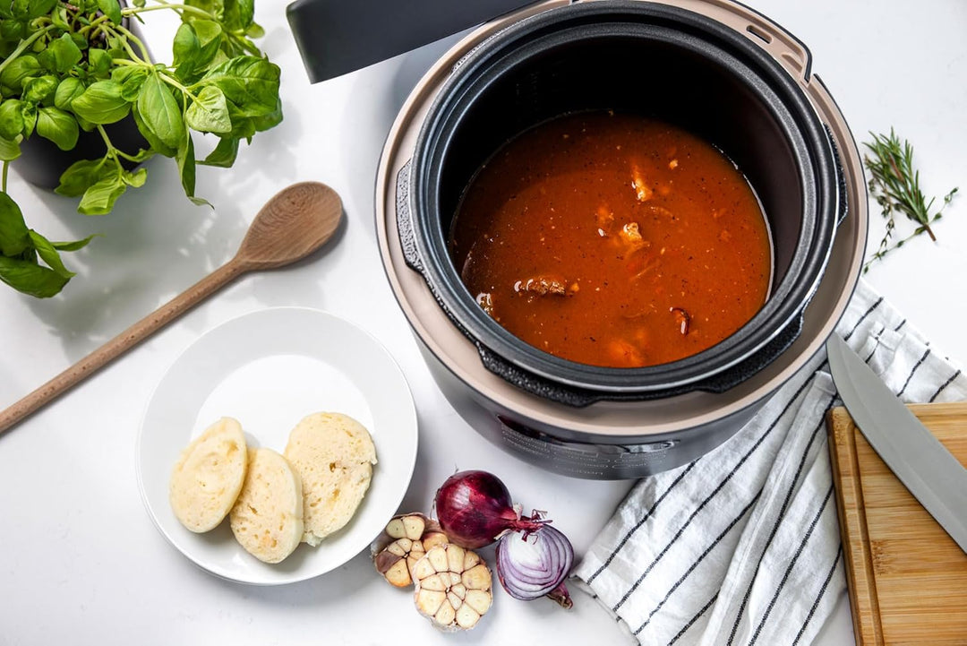 Lauben Schnellkochtopf 5000AT Electric Pressure Cooker mit einem Fassungsvermögen von 5 l, 9 Program