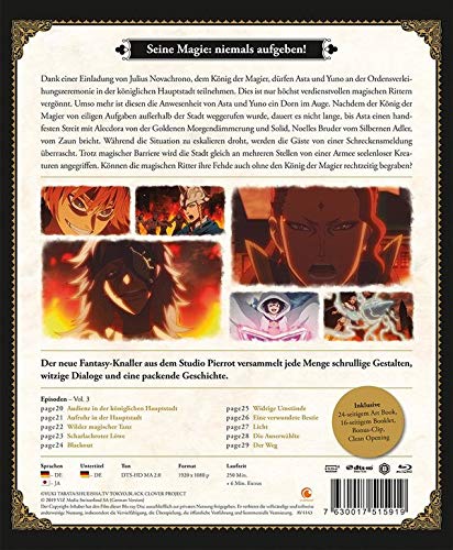 Black Clover - Vol. 3 - [Blu-ray], Blu-ray