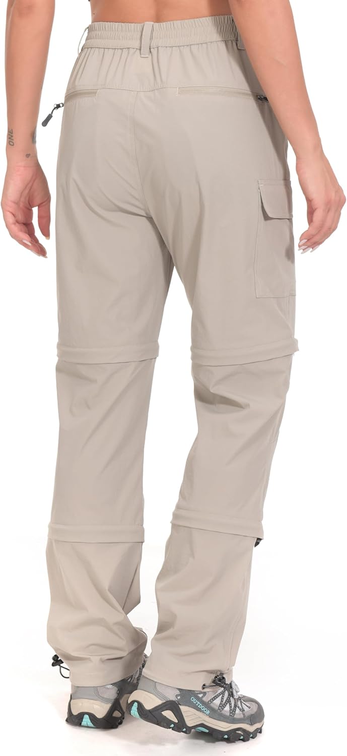 Little Donkey Andy Wanderhose Damen Zip Off Stretch Cabrio Softshellhose Schnell Trocknende mit Reis