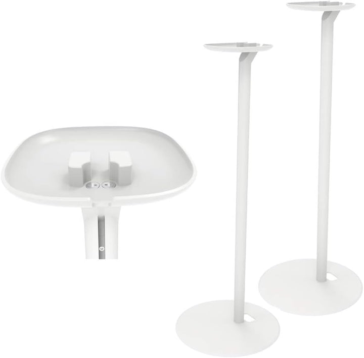 2 x Ständer für SONOS ONE/SL und Play 1 Lautsprecher Boxen Halter Lautsprecherständer Play:1 Weiss w