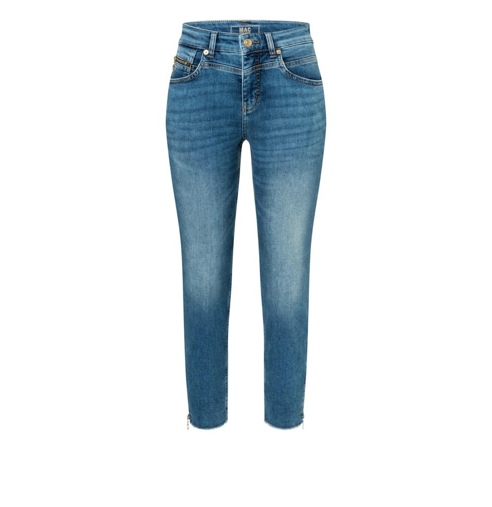 Mac Damen Jeans Rich Slim Slim Fit, 34W / 26L D415 Authentic Indigo Used