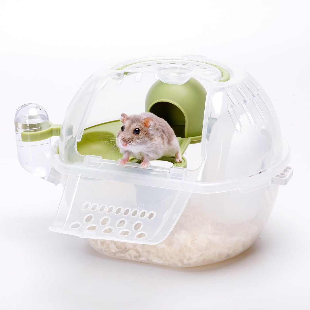 Nobleza - Kleintier-Transportkäfig, tragbarer Hamster-Transportkäfig, Transportbehälter für Kaninche