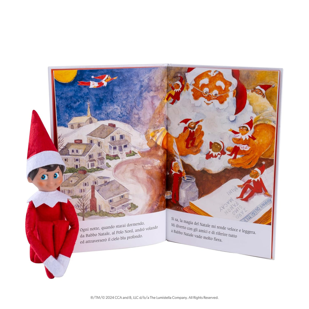 CreativaMente Elf on The Shelf männlich auf Italienisch: Eine Weihnachtstradition - Original männlic