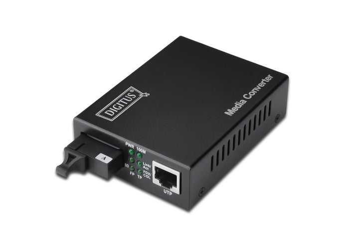 DIGITUS WDM Medienkonverter - Singlemode - Gbit Ethernet - RJ45 / SC - BiDi - Tx1310nm / Rx1550nm -