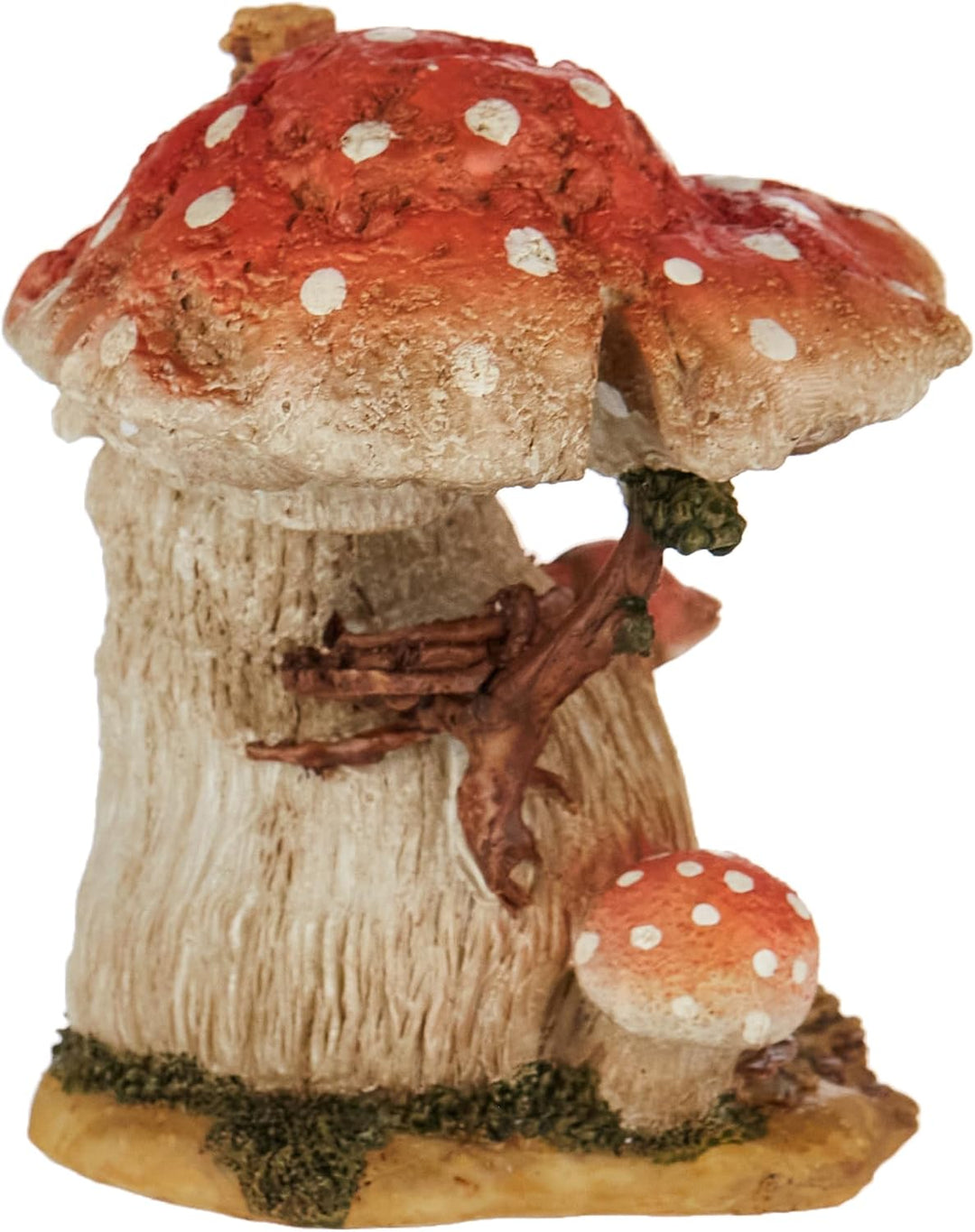 Top Collection Miniatur-Feenhaus für Feengarten und Terrarium, Rot