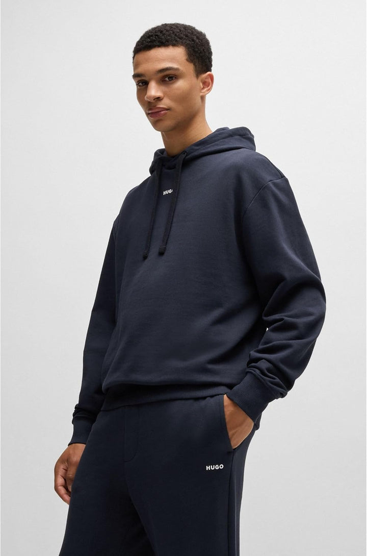 HUGO Herren Dayote232 Jogginghose aus Baumwoll-Terry mit Logo-Print L Dark Blue405, L Dark Blue405