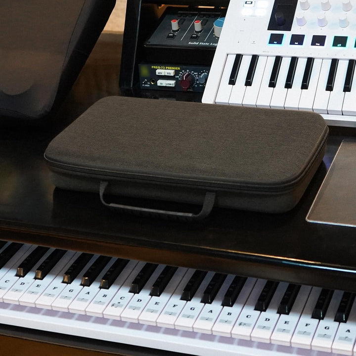 Linkidea Hartschalenkoffer kompatibel mit Akai Professional MPK Mini MK3 – 25 Tasten, ultra-tragbare