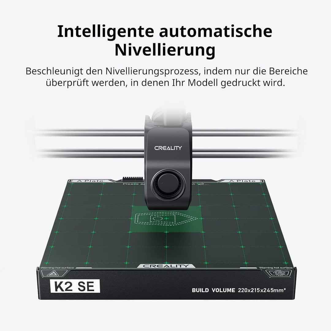 Creality K2 SE 3D-Drucker 2026, Multicolor-fähig mit CFS (optional), bis zu 500 mm/s Hochgeschwindig