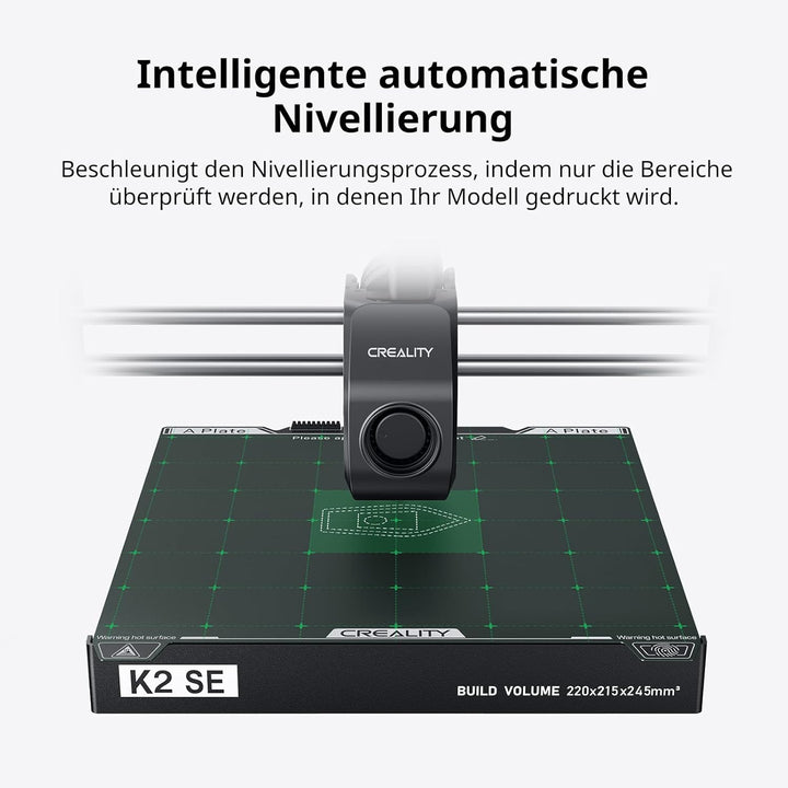 Creality K2 SE 3D-Drucker 2026, Multicolor-fähig mit CFS (optional), bis zu 500 mm/s Hochgeschwindig