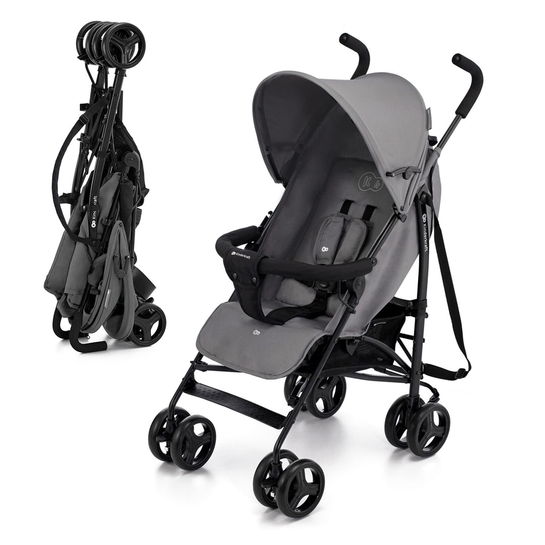 Kinderkraft TIK Kinderwagen, Liegebuggy, Sportwagen, Leicht - 6,5kg, Drehbare Vorderräder, Verstellb