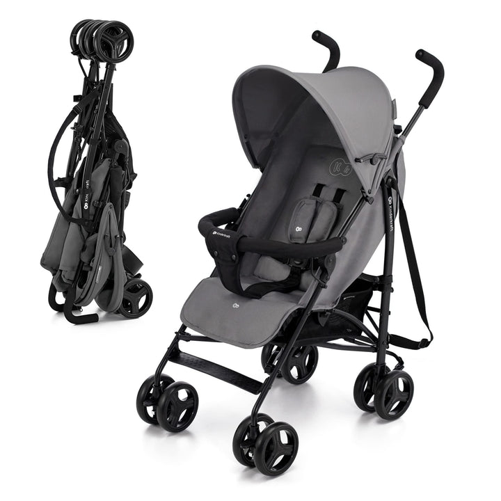 Kinderkraft TIK Kinderwagen, Liegebuggy, Sportwagen, Leicht - 6,5kg, Drehbare Vorderräder, Verstellb