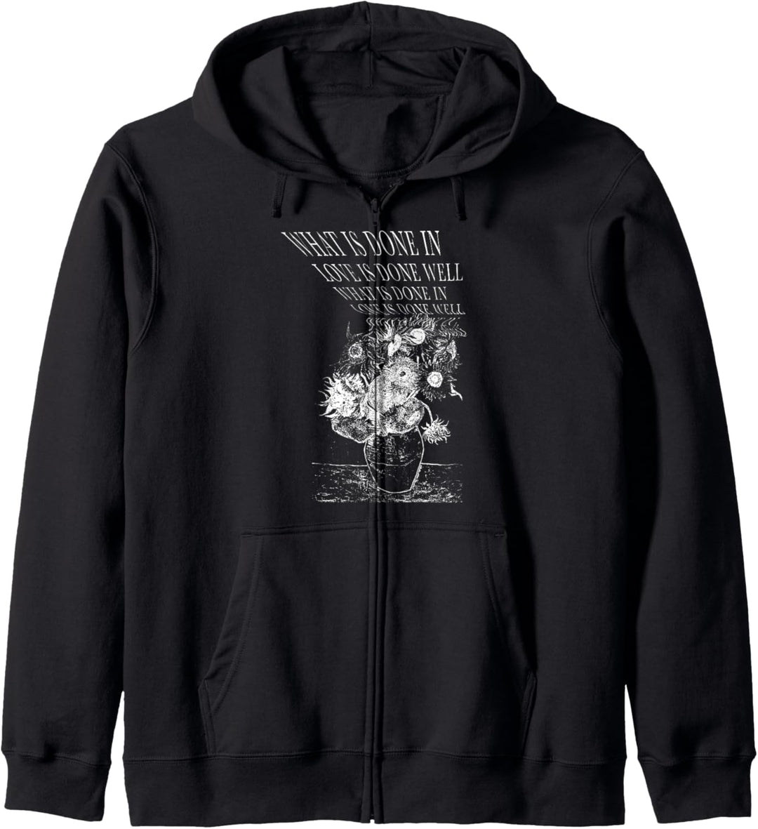 Trendy Modern Art Twist Kapuzenjacke