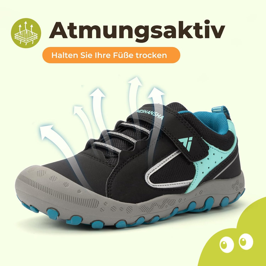 Mishansha Unisex-Kinder Turnschuhe Jungen Mädchen Trekkingschuhe rutschfest Wanderschuhe Outdoor Spo