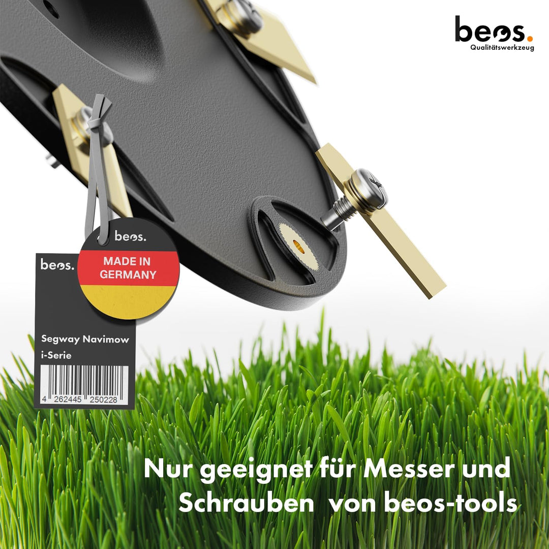[Made in Germany] 6er Messerscheibe kompatibel mit Segway Navimow i105E, i108E & i110n Mähroboter –